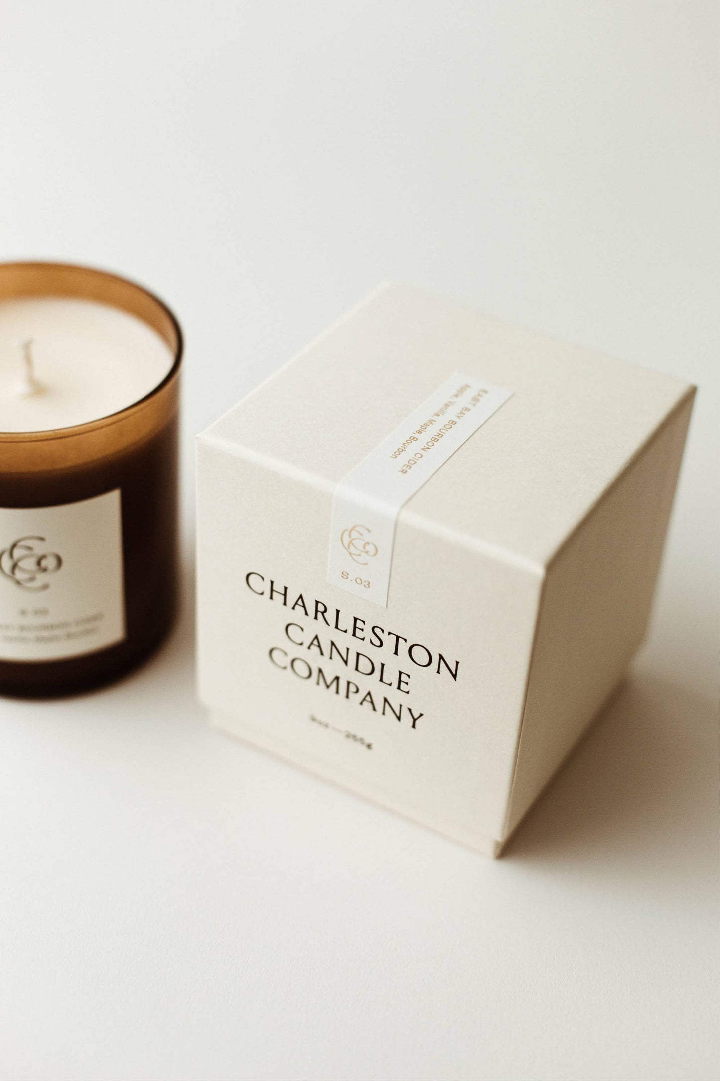 S. 03 East Bay Bourbon Cider Soy Candle | Seasonal