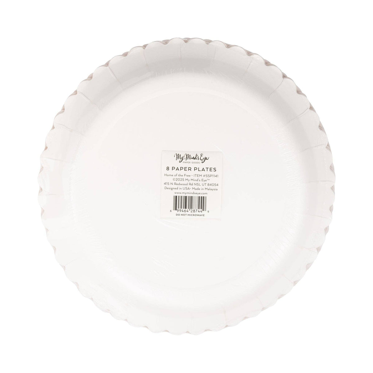 Home of the Free 9" Paper Plate