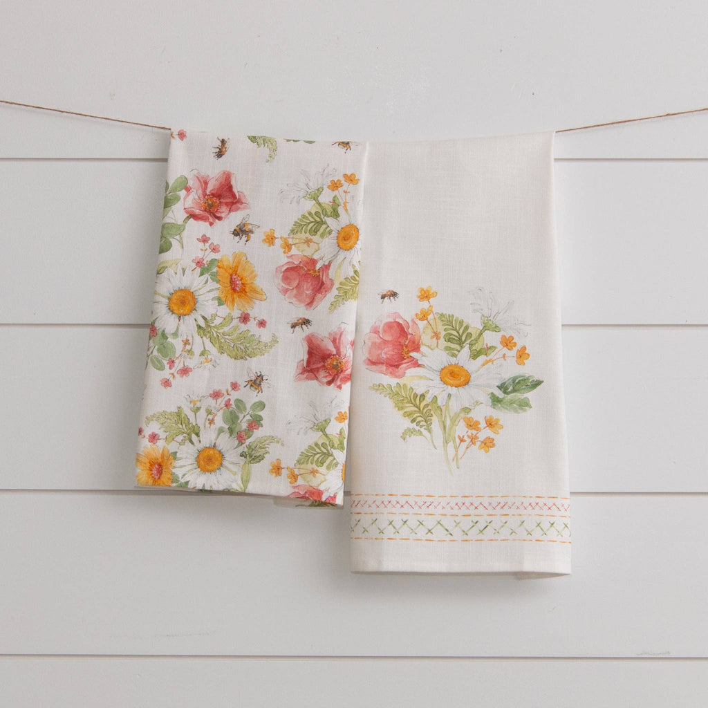 Tea Towels - Daisy Days (Pk/02 Ast)