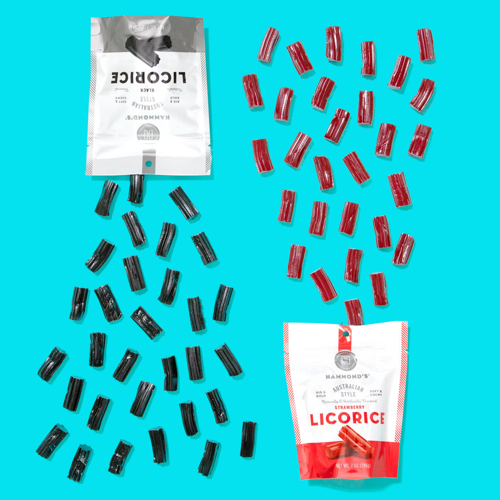Australian Style Licorice - Strawberry - 7 oz Resealable Bag
