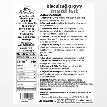 BISCUITS & GRAVY MIX 13.25oz