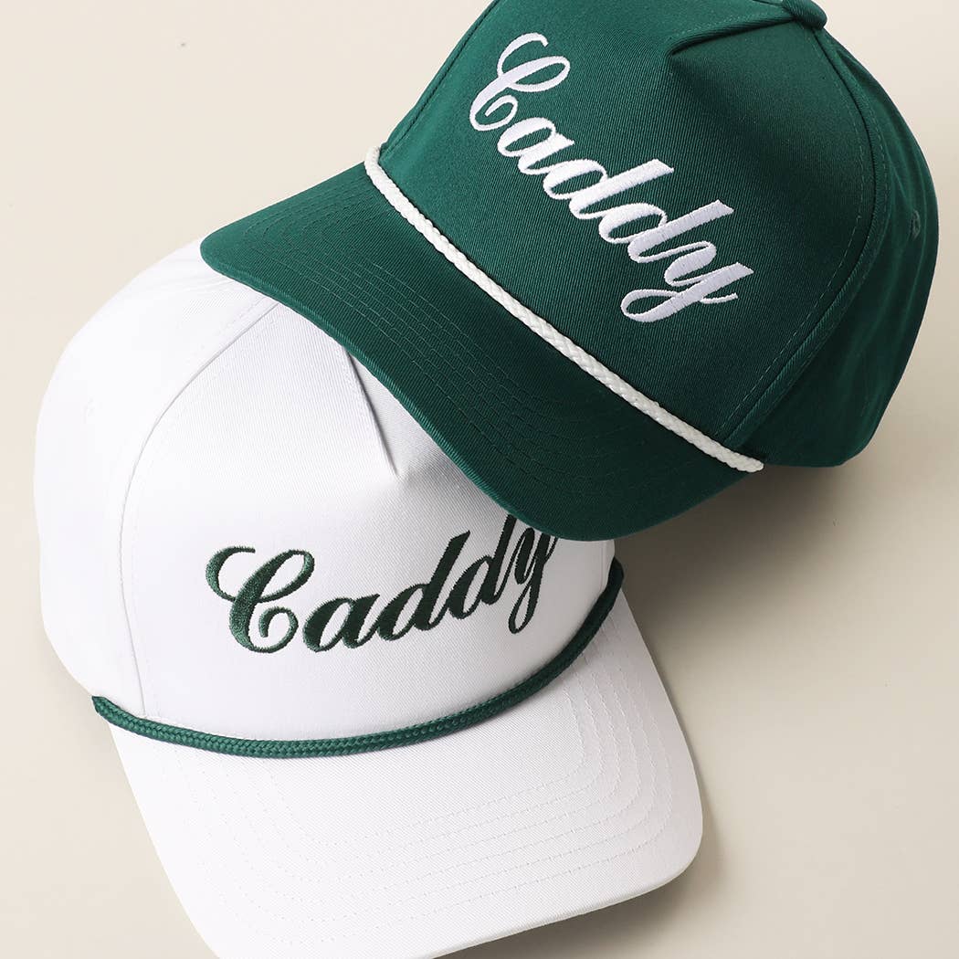 Caddy Embroidered Rope Trucker Hat