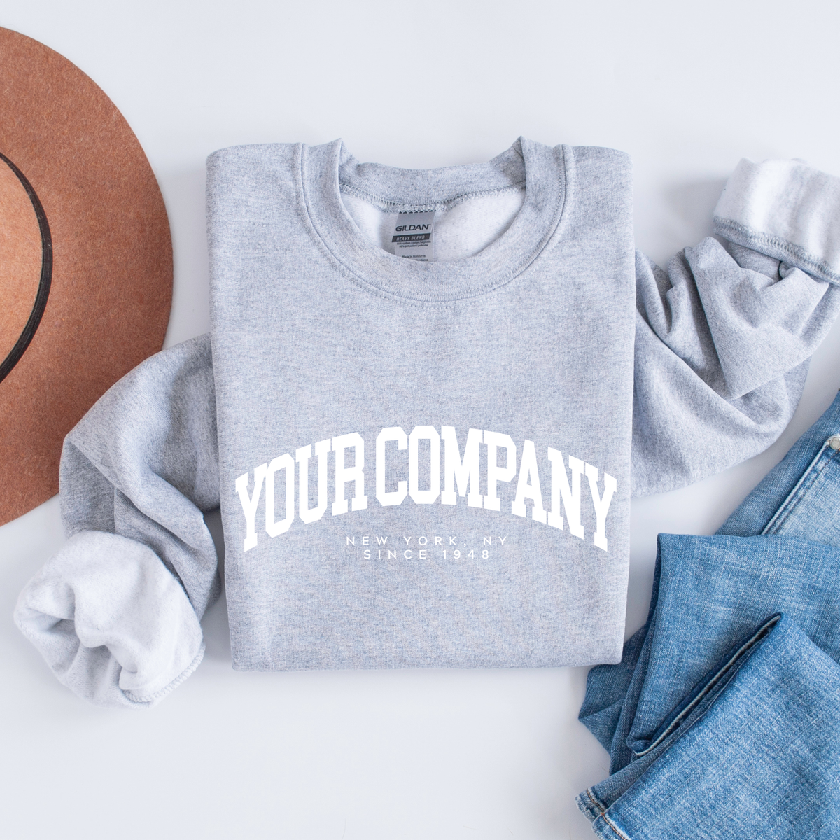 Custom Dance Studio or Ballet Company Crewneck Sweatshirt