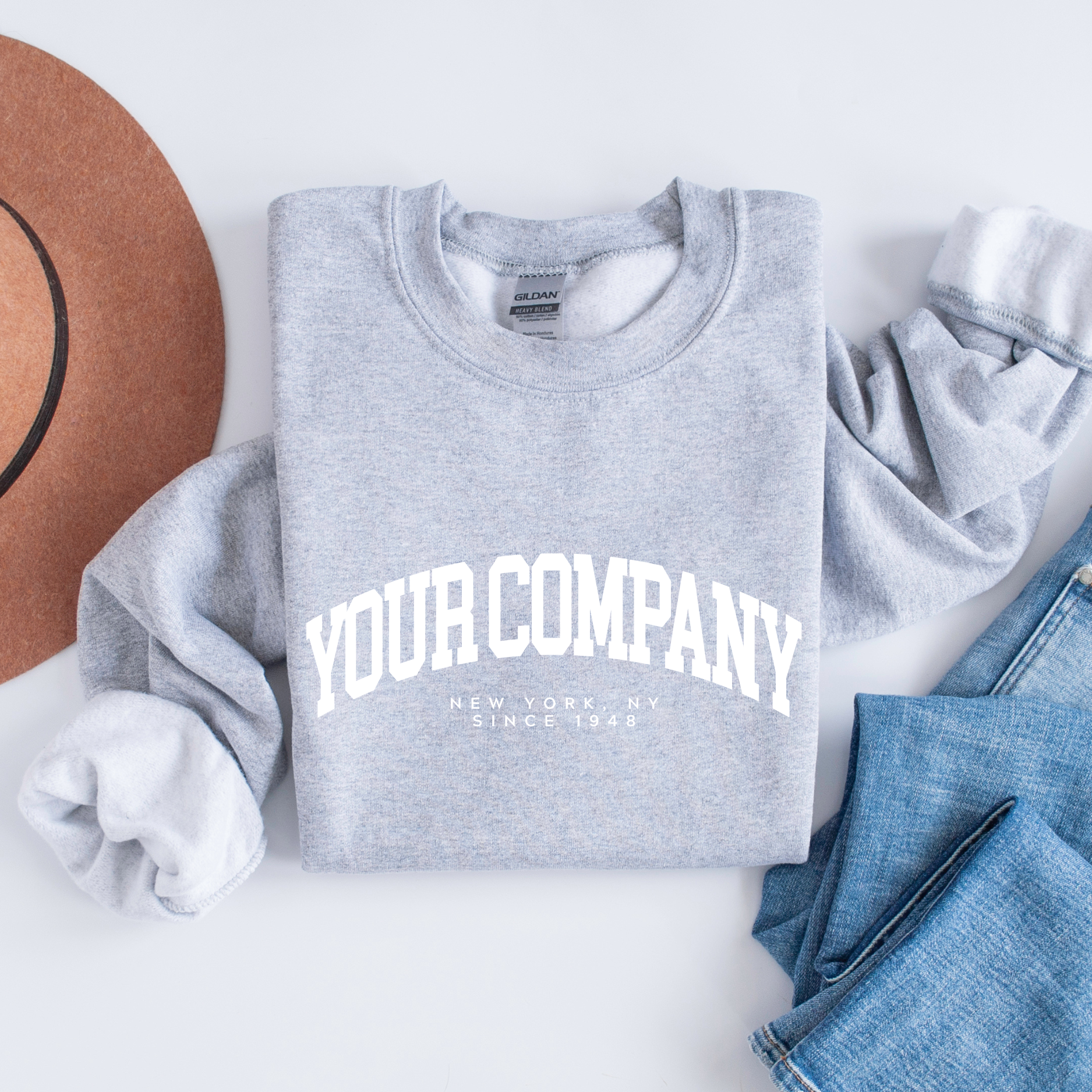 Custom Dance Studio or Ballet Company Crewneck Sweatshirt
