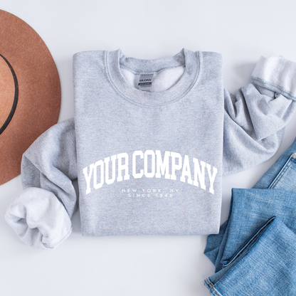 Custom Dance Studio or Ballet Company Crewneck Sweatshirt