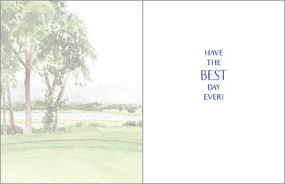 Birthday Greeting Card - Golf