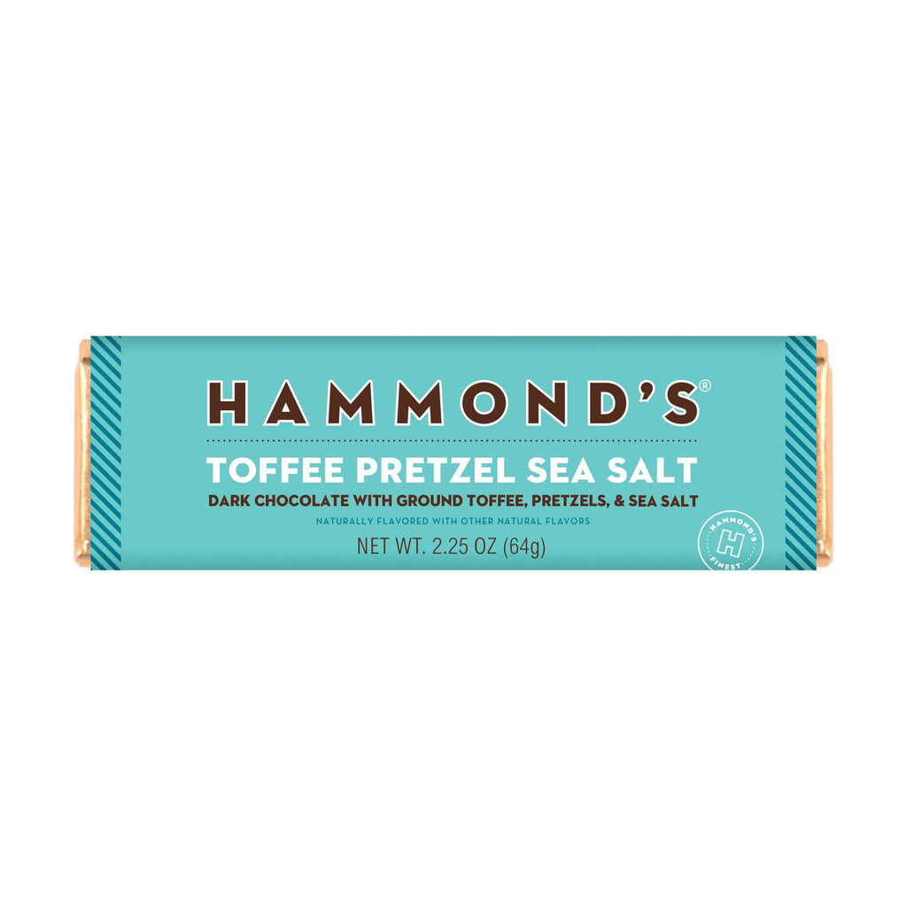 Candy Bar - Dark Chocolate - Toffee Pretzel Sea Salt -2.25oz