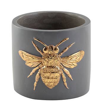 Gold Bee Planter