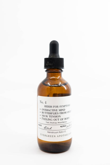 Anxiety Tincture, Herbs For Symptoms No.4