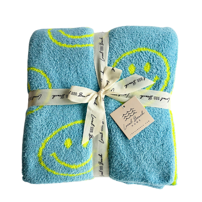 Smiley Luxe Home Blanket