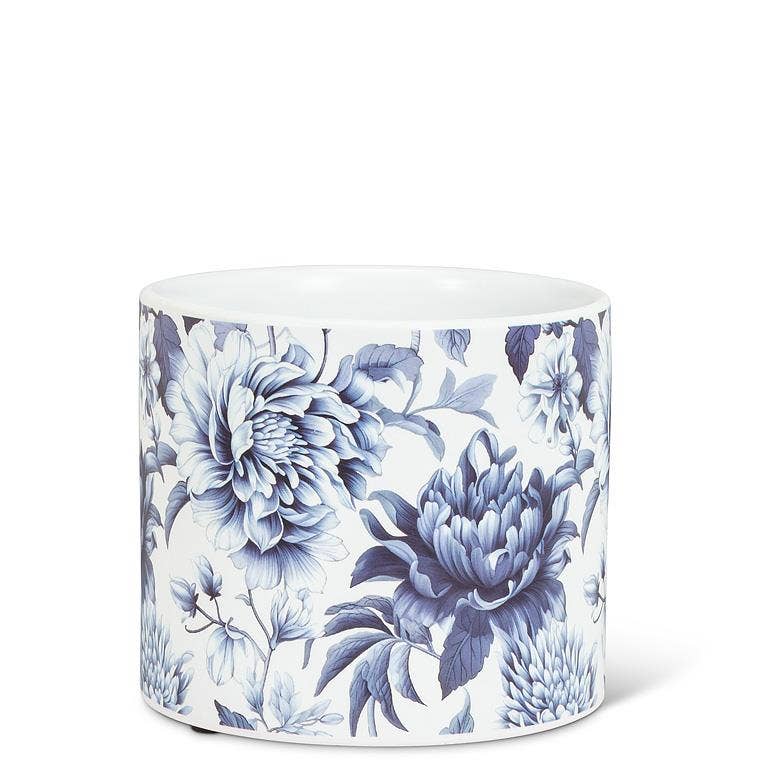 Small Chintz Print Planter-4.5"D