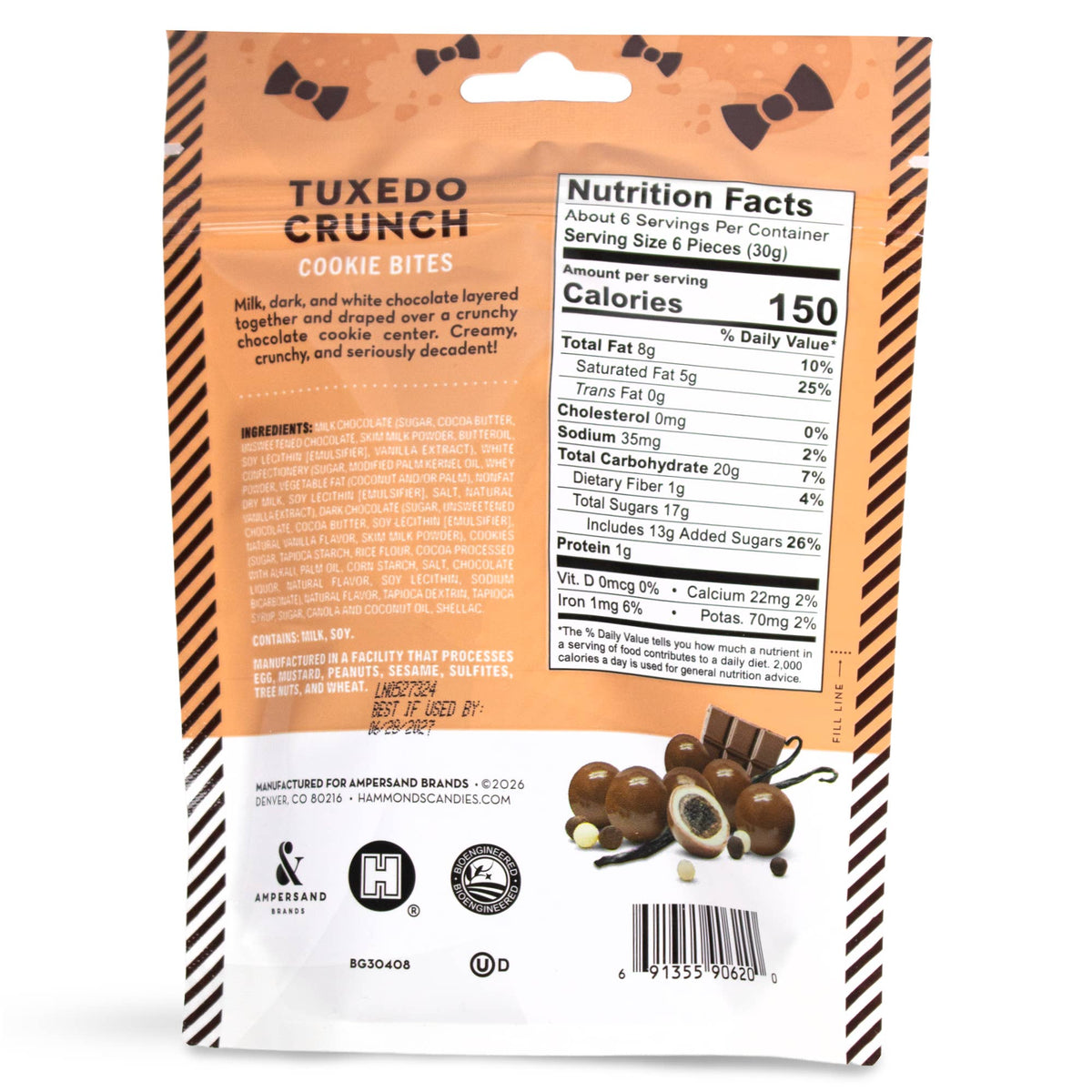 Tuxedo Crunch Cookie Bites
