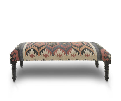 Handmade Natural Southwestern Upholstery Bench