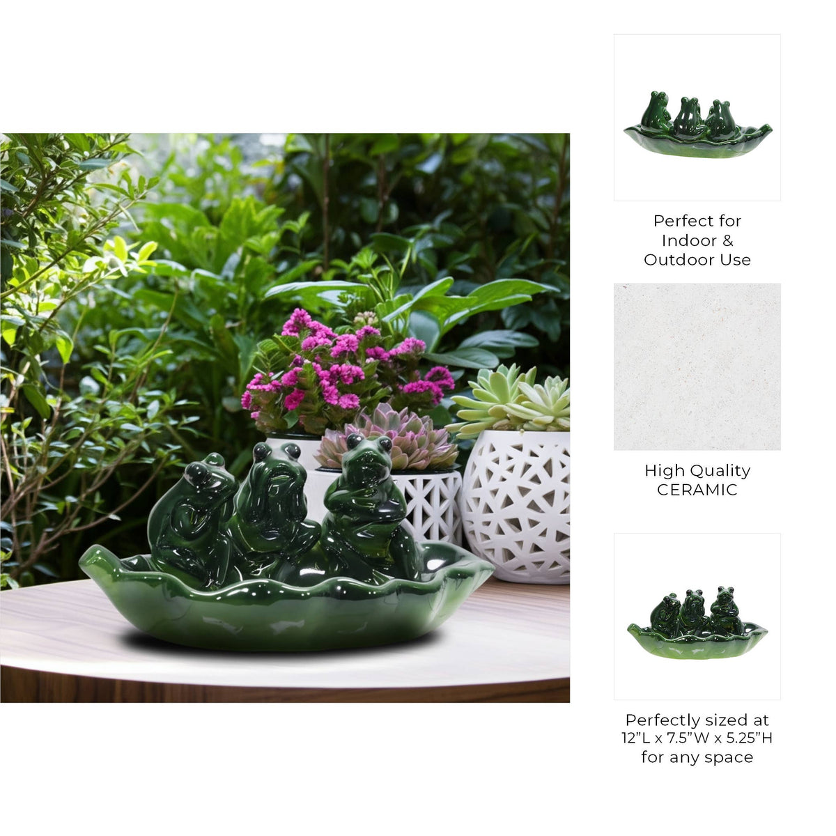 Frog Bird Feeder