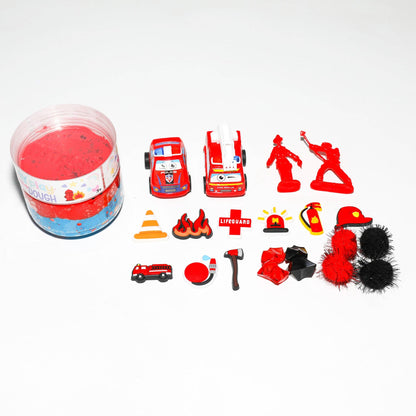 Fire Tuck Play Dough
