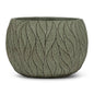 Lg Deep Leaf Planter-Sage-7.5"D-2787