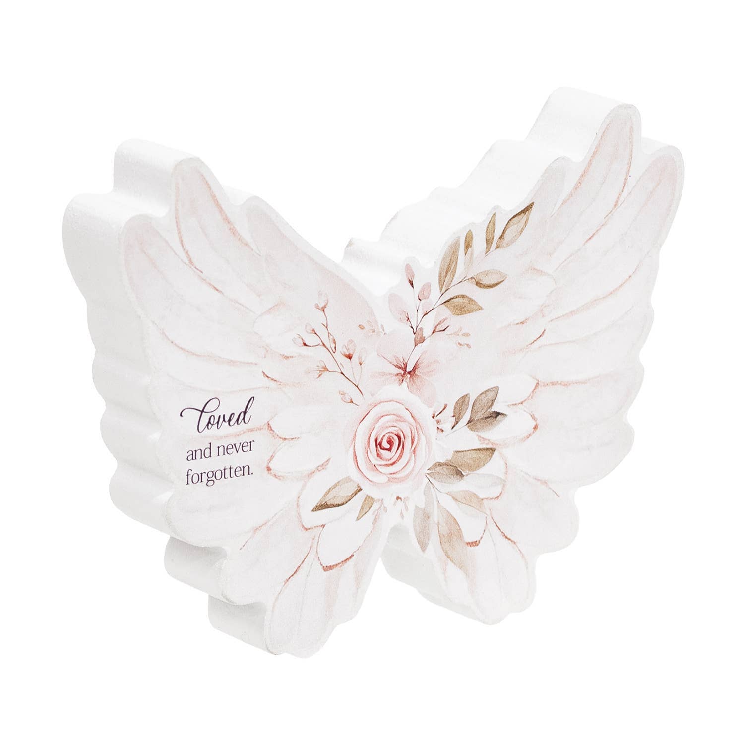 Comforting Words Angel Wing Sitter