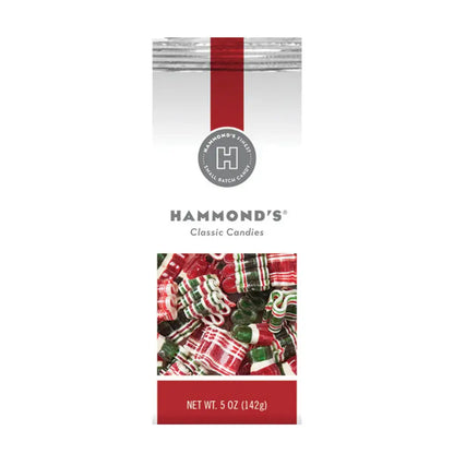 Classic Candy - Mini Ribbons - Holiday Mix  - 5 oz Gift Bag