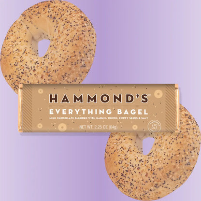 Candy Bar - Milk Chocolate - Everything Bagel - 2.25 oz