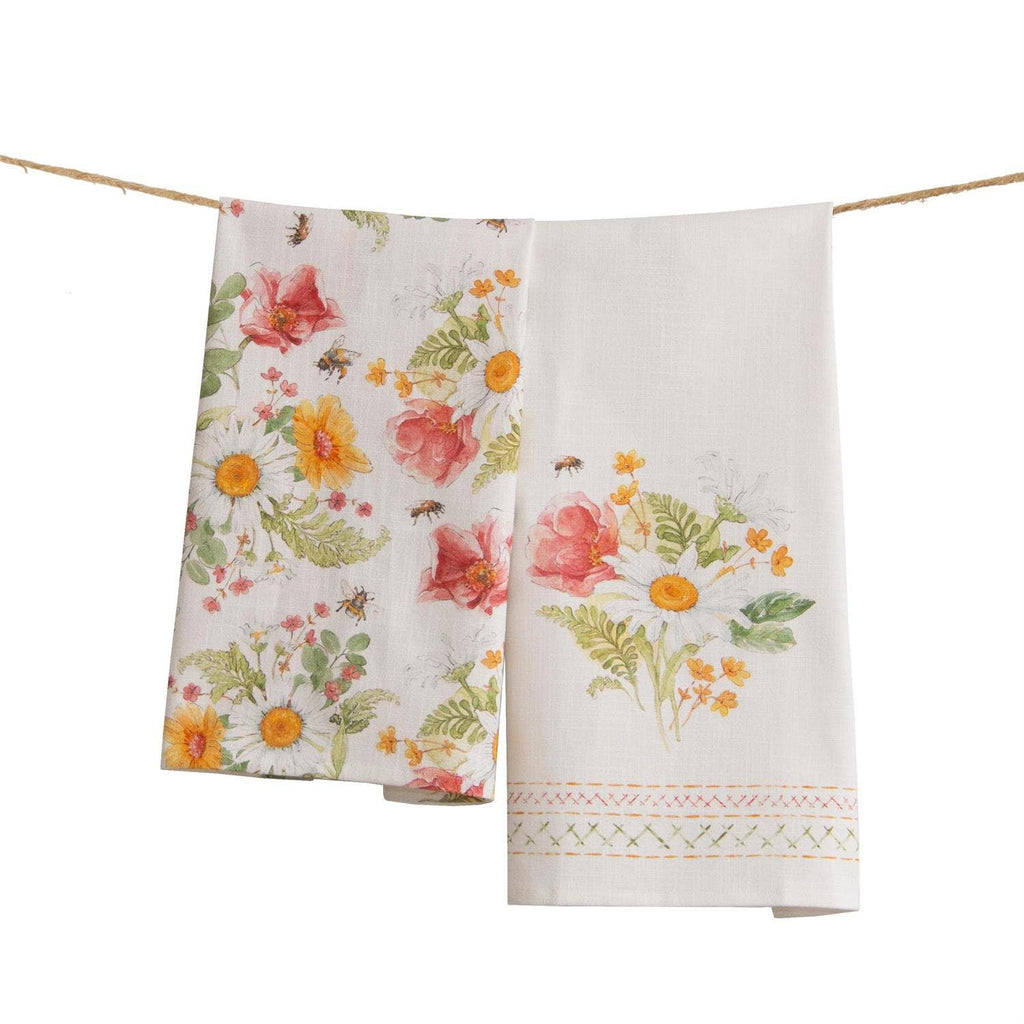 Tea Towels - Daisy Days (Pk/02 Ast)