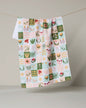 Patchwork Garden Tea Towel