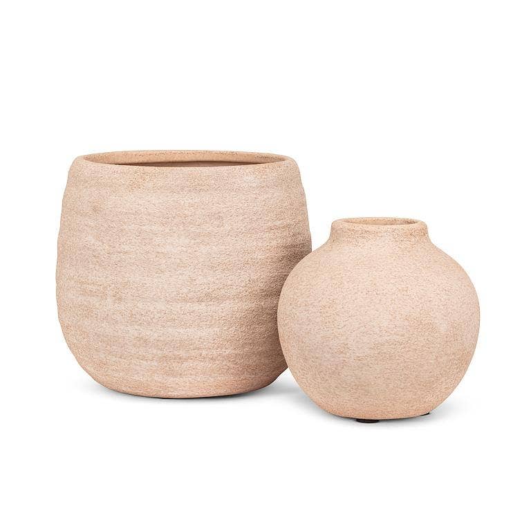 Coarse Texture Planter-5"H