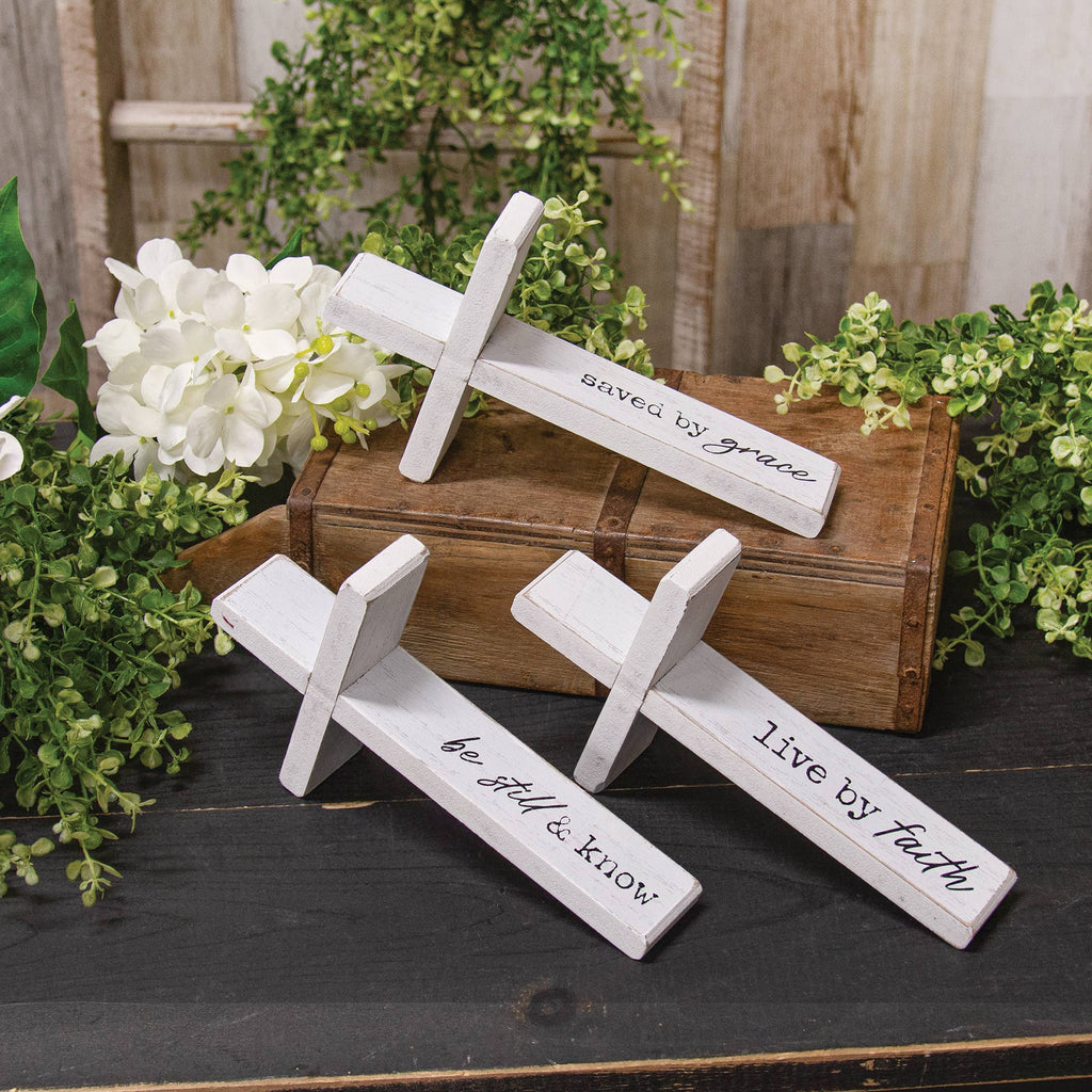 Leaning Cross Sitter - 3/Assorted