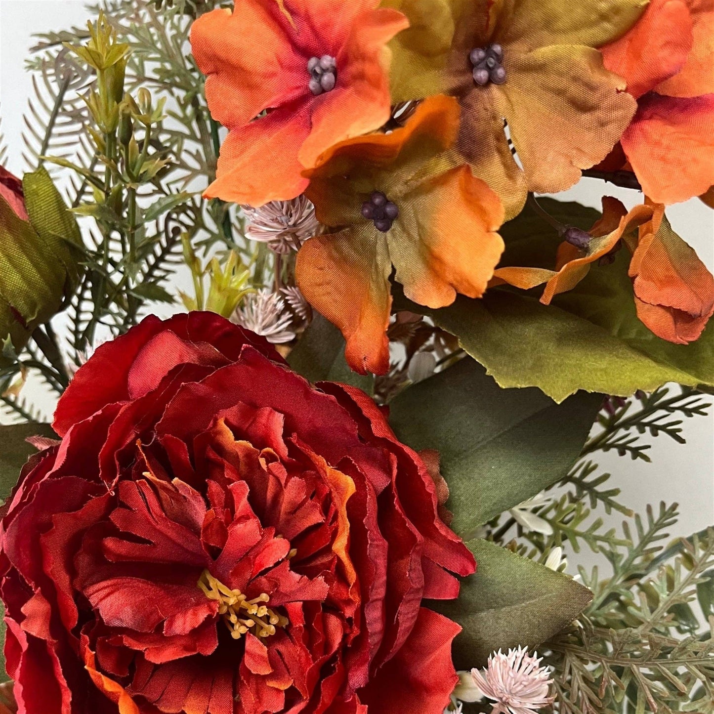Harvest Hydrangea/Peony Drop 33"