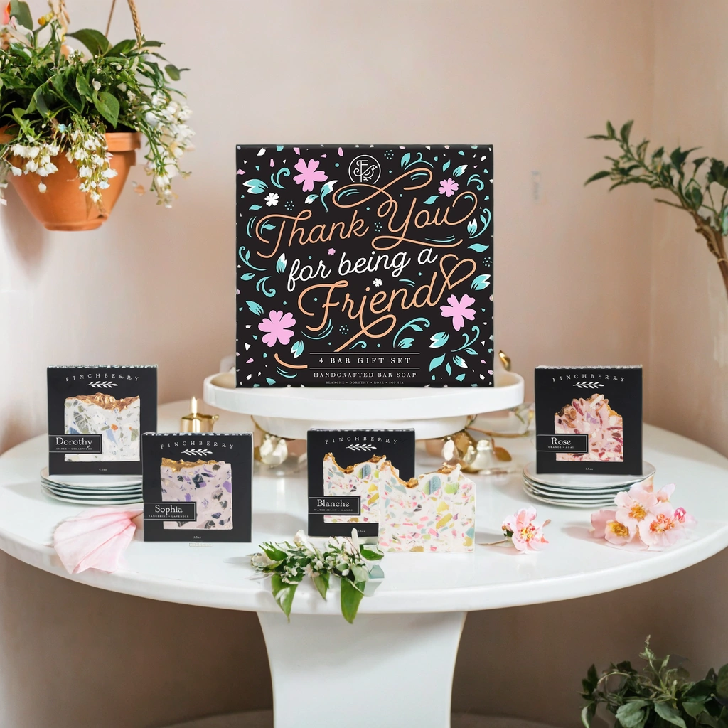 Thank You for Being a Friend 4 Bar Bath & Body Gift Set