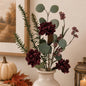 Burgundy Marigold/Foliage Spray 20"