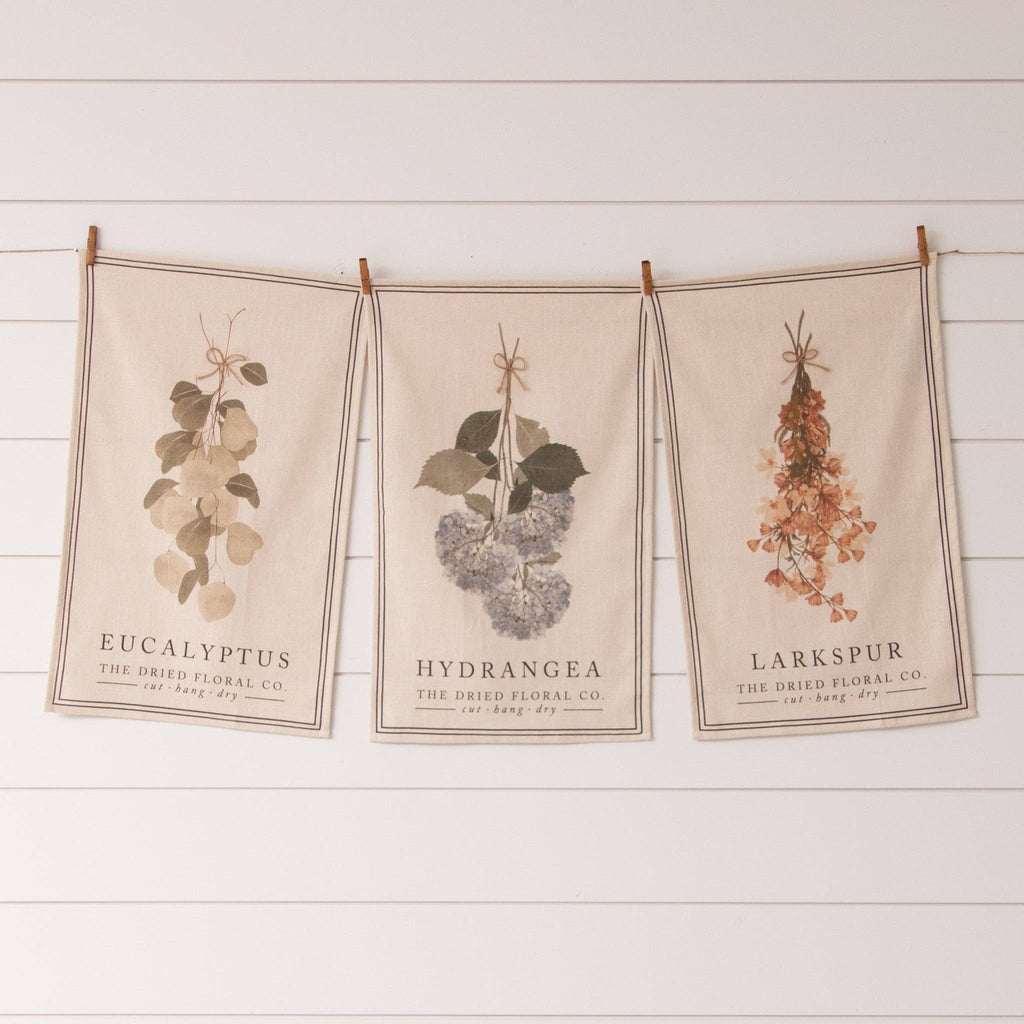 Tea Towels - Dried Floral Co (Pk/03 Ast)