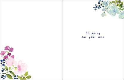 Sympathy Greeting Card - Comforting Wreath