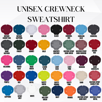 Custom Dance Studio or Ballet Company Crewneck Sweatshirt