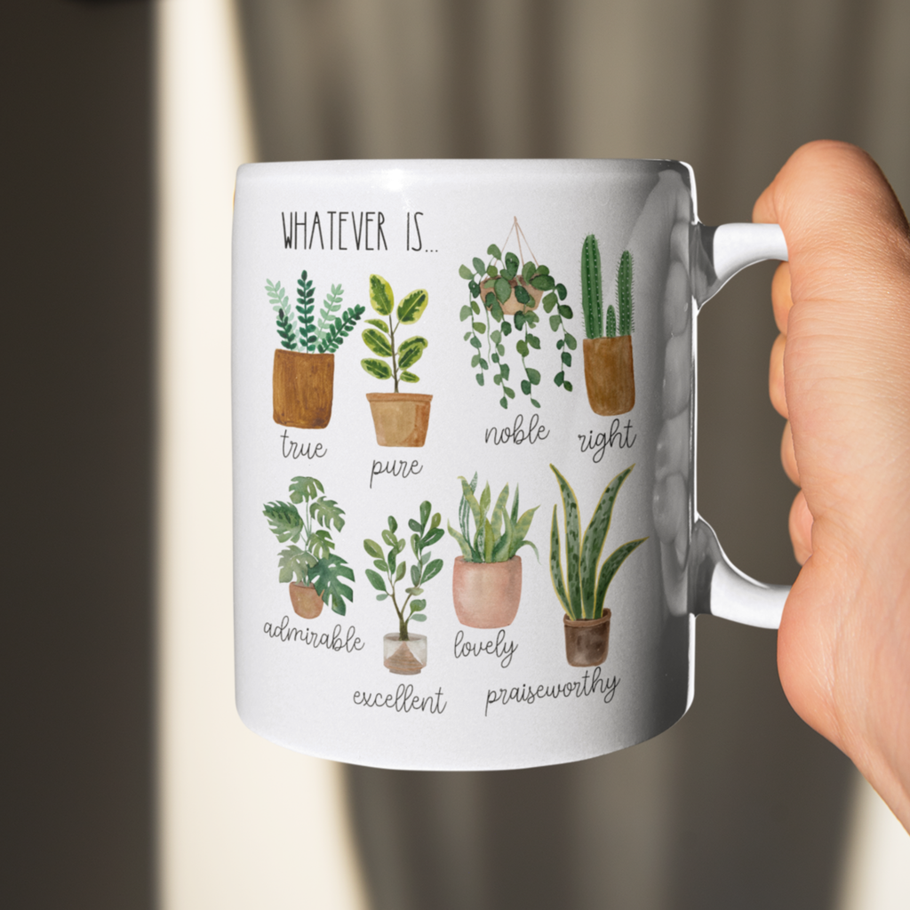 Plant Design Think About Such Things 15 oz. Christian Mug