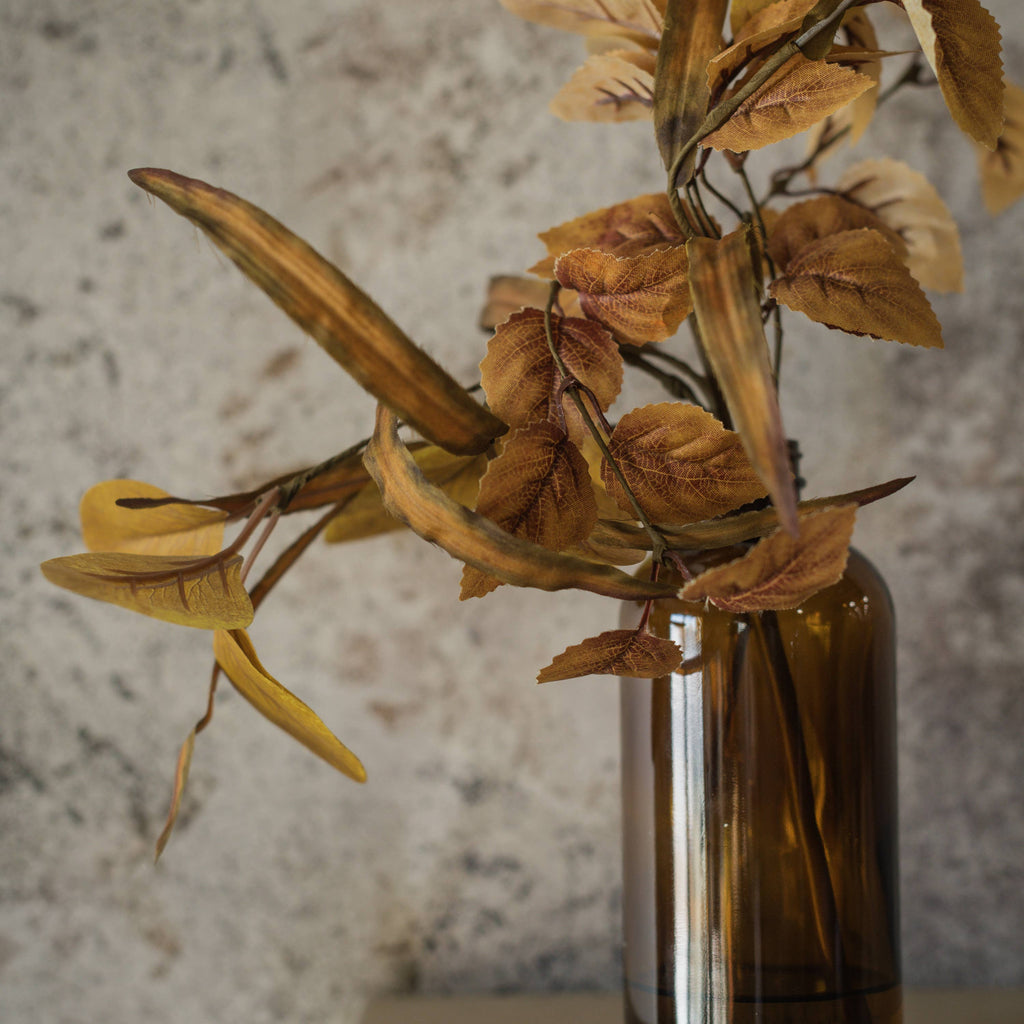 15" TAN BEECH LEAF IN VASE