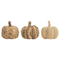 Natural Woven Pumpkin Box Set Fall