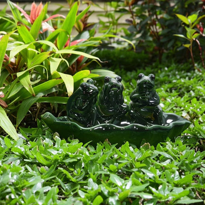 Frog Bird Feeder