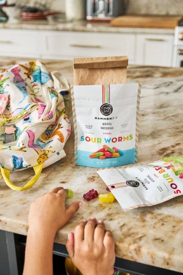 Sweet & Sour Candy - Gummi Bears - 6.75 oz Resealable Bag