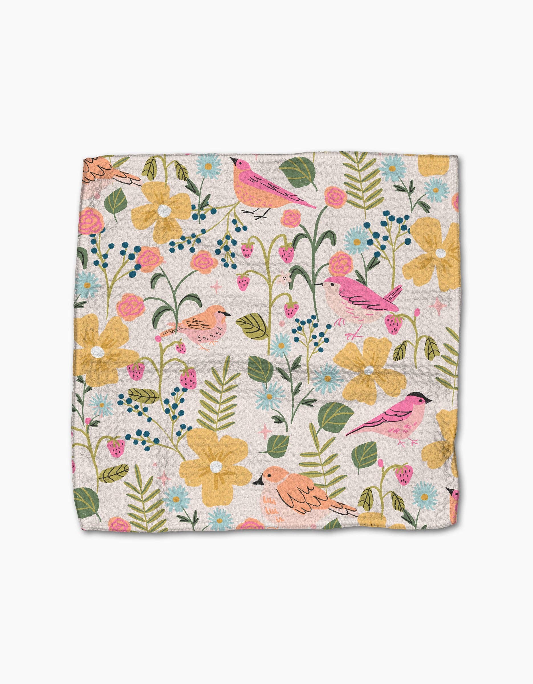 Summer Songbirds Dishcloth Set