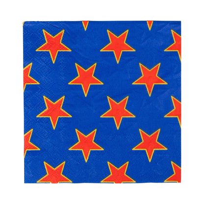 Gold Star Cocktail Napkin