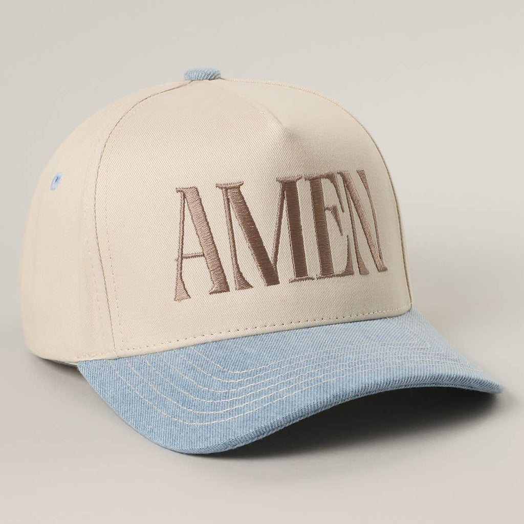 AMEN Embroidery Two-Tone Trucker Hat