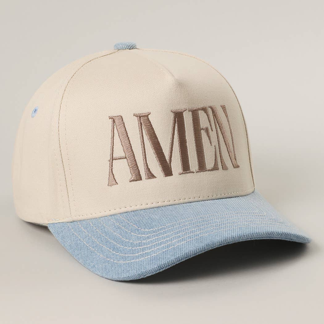 AMEN Embroidery Two-Tone Trucker Hat