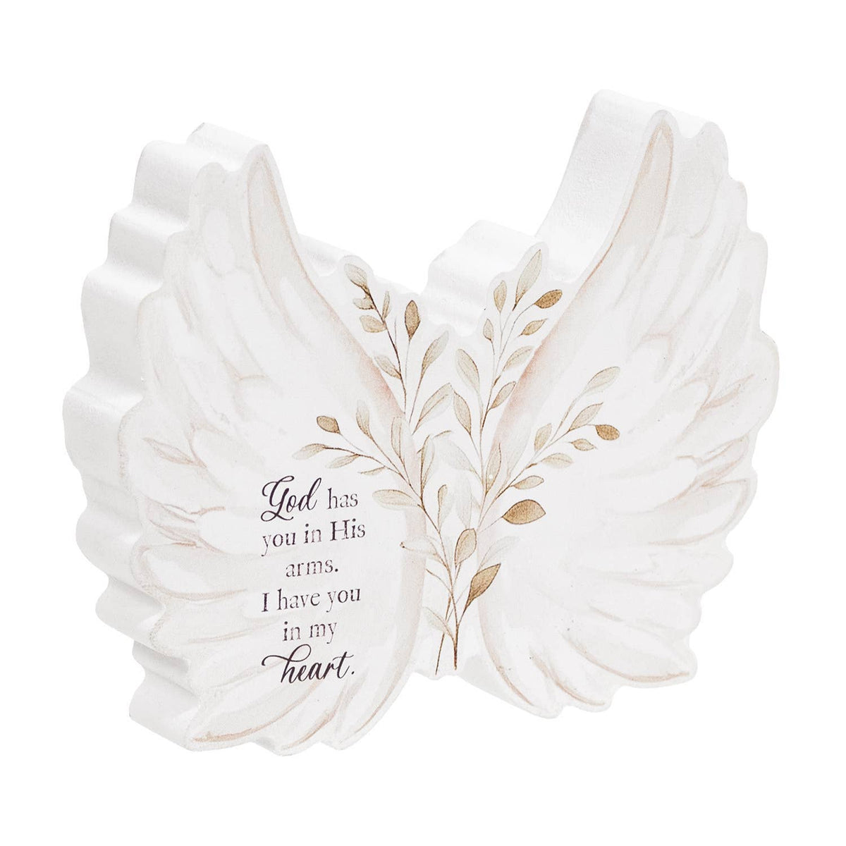 Comforting Words Angel Wing Sitter