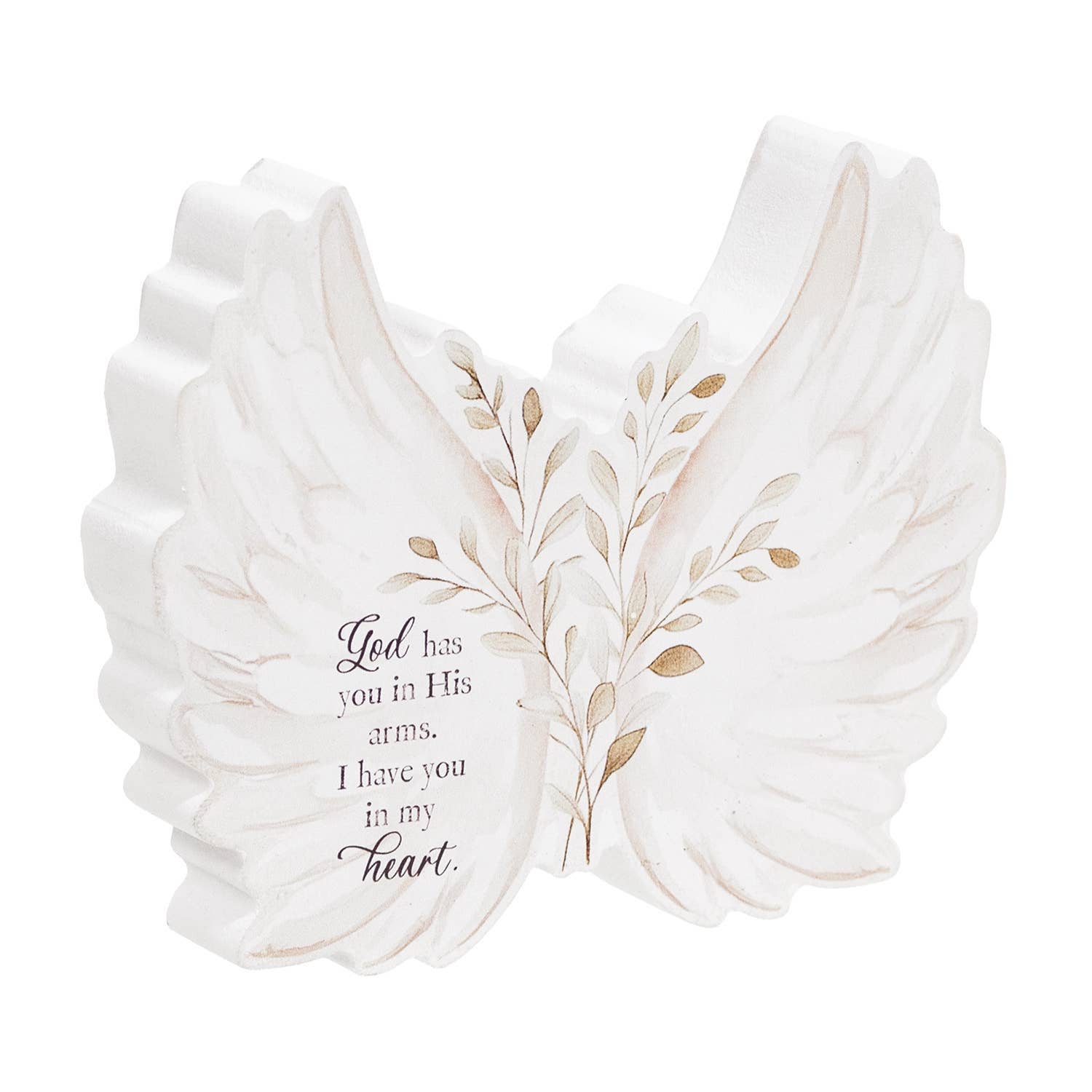 Comforting Words Angel Wing Sitter