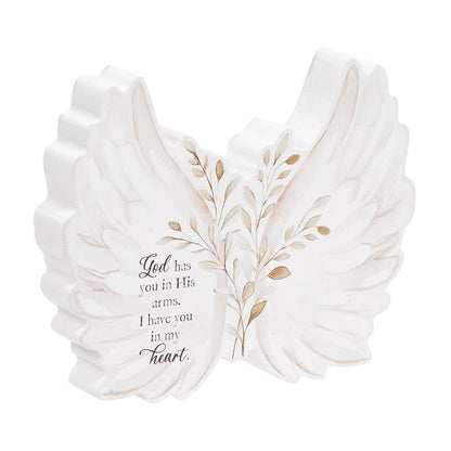 Comforting Words Angel Wing Sitter