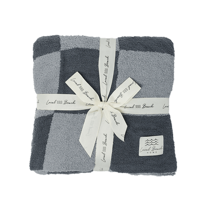 Checker Luxe Home Blanket
