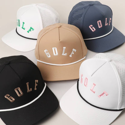 GOLF Solid Color Premium Materials Trucker Hat