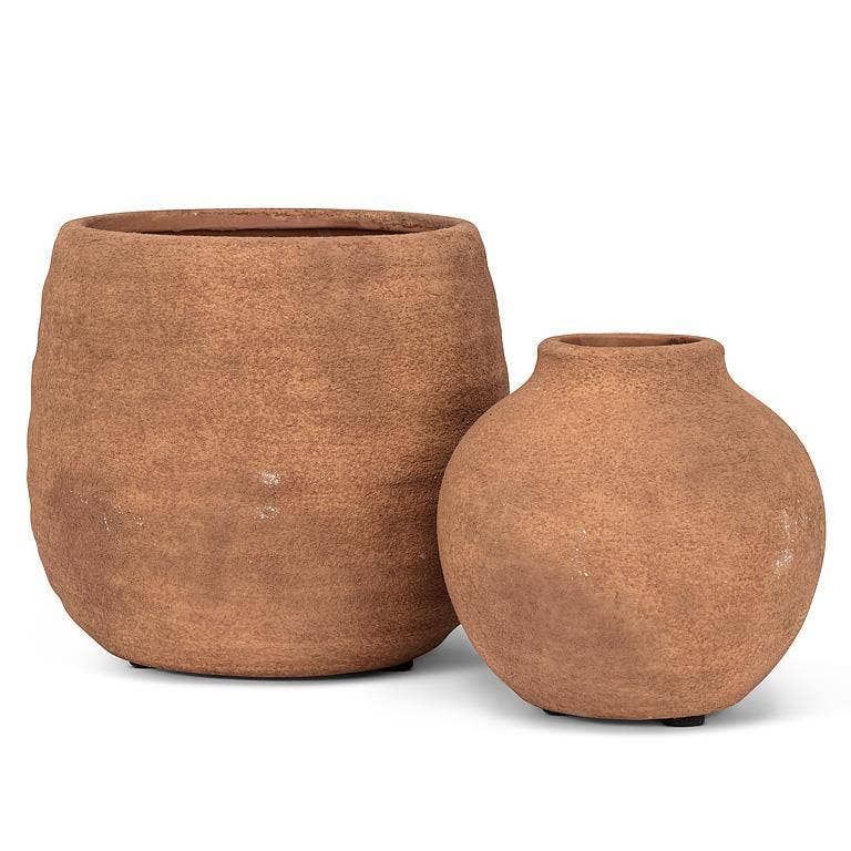 Coarse Texture Planter-5"H