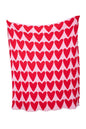 Girly Red Hearts Valentine's Oversized Throw Blanket