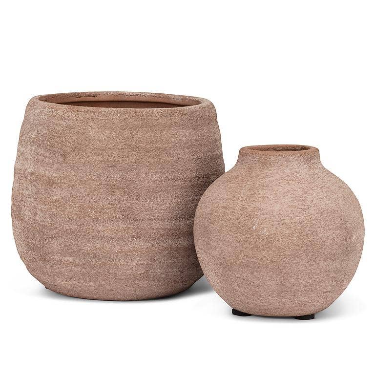 Coarse Texture Planter-5"H